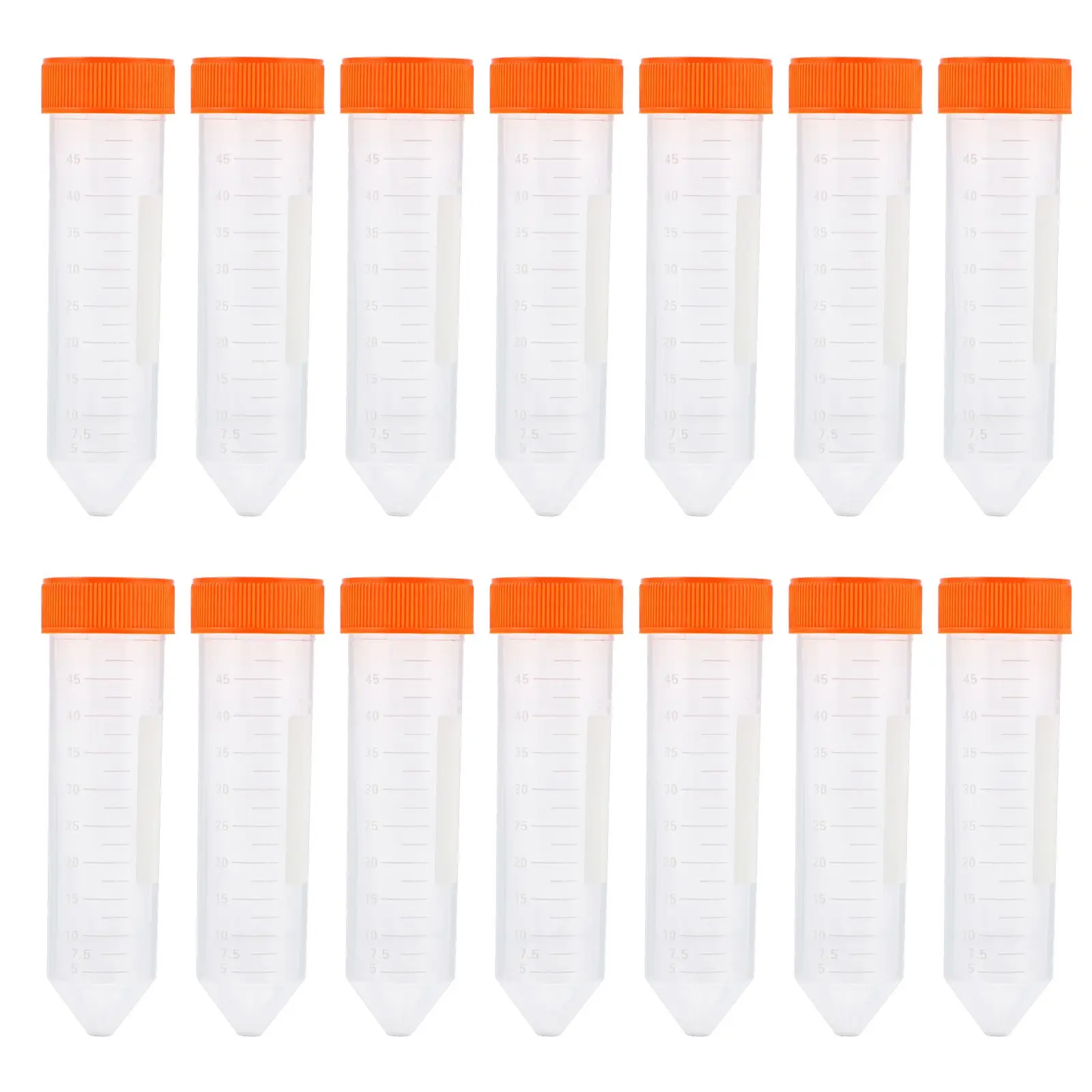 50 Pcs Tubes Test Vials 50ml Conical Bottom For Sample Storage Test Tube Experiments
50 Pcs Tubes Test Vials 50ml Conical Bottom For Sample Storage Test Tube Experiments