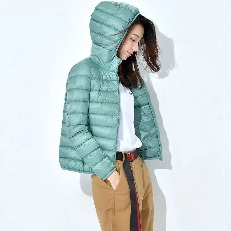 Lightweight Pure Color down Cotton Jacket Women's Winter Loose plus Size Cotton Coat Mom Short Style Stand Collar Hooded
Lightweight Pure Color down Cotton Jacket Women's Winter Loose plus Size Cotton Coat Mom Short Style Stand Collar Hooded