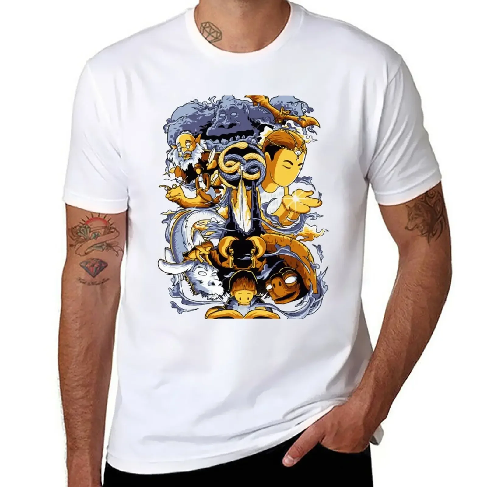 The Neverending Story Drawing T-Shirt customs Aesthetic clothing funny t shirts for men
The Neverending Story Drawing T-Shirt customs Aesthetic clothing funny t shirts for men