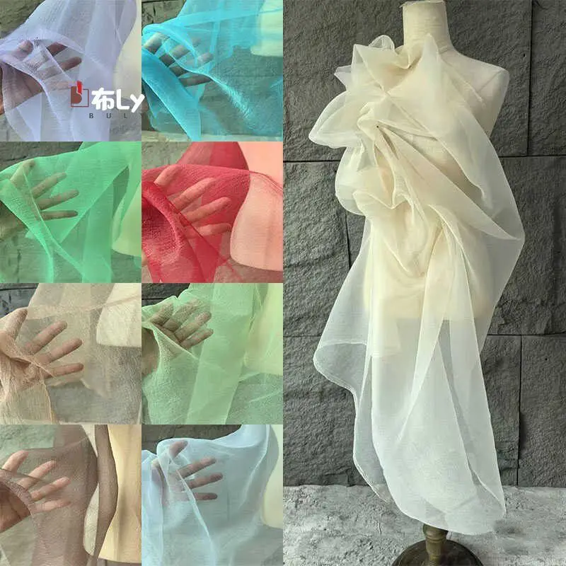 Bubble gauze pleated transparent mesh, handmade DIY lace tutu dress wedding dress designer fabric
Bubble gauze pleated transparent mesh, handmade DIY lace tutu dress wedding dress designer fabric