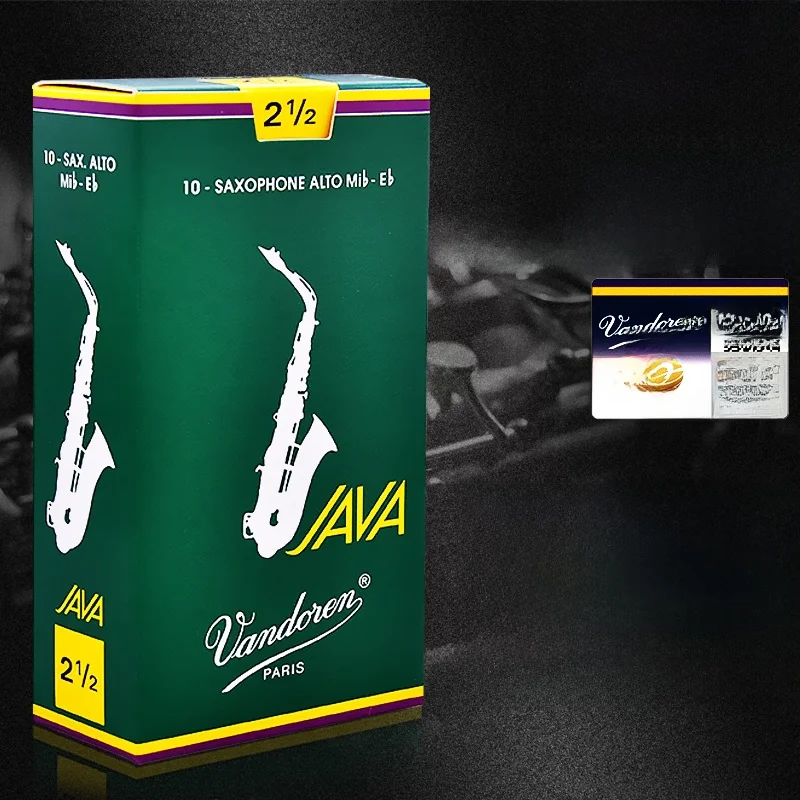 Трости для саксофона Vandoren Java, 1 коробка, для саксофона E♭, для начинающих и выступлений, размер 253
Трости для саксофона Vandoren Java, 1 коробка, для саксофона E♭, для начинающих и выступлений, размер 253