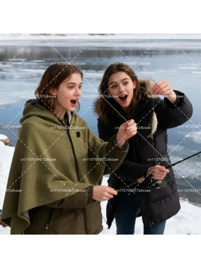 Electric heating shawl warm-up blanket mobile rechargeable heated blanket with Zipper and wearable for small outdoor office
Electric heating shawl warm-up blanket mobile rechargeable heated blanket with Zipper and wearable for small outdoor office