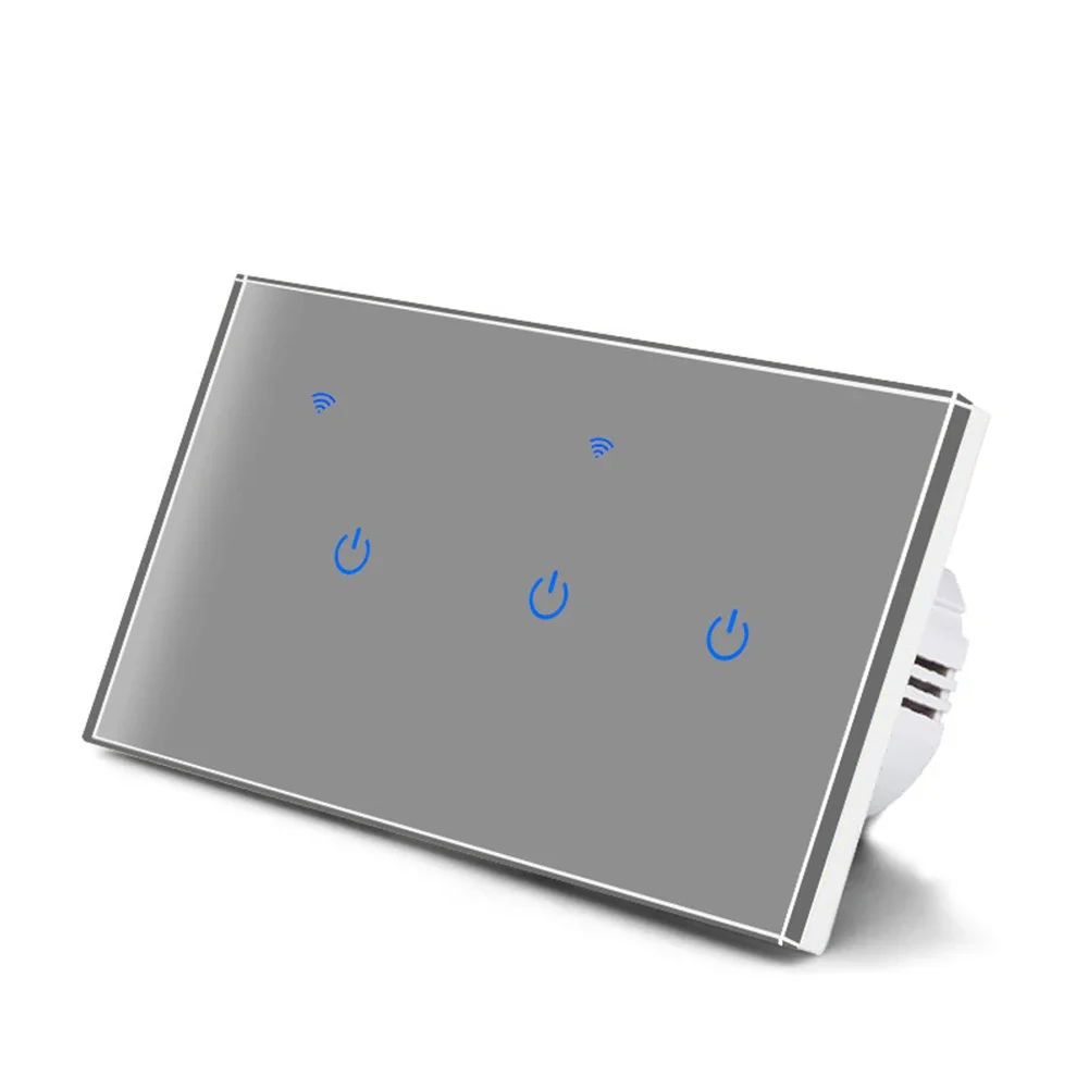 Smart Switch Panel WiFi Touch Switch For Tuya App Remote Control Glass Panel Glass Panel LED Light Switch 2-8 Gang 146x86x35mm
Smart Switch Panel WiFi Touch Switch For Tuya App Remote Control Glass Panel Glass Panel LED Light Switch 2-8 Gang 146x86x35mm