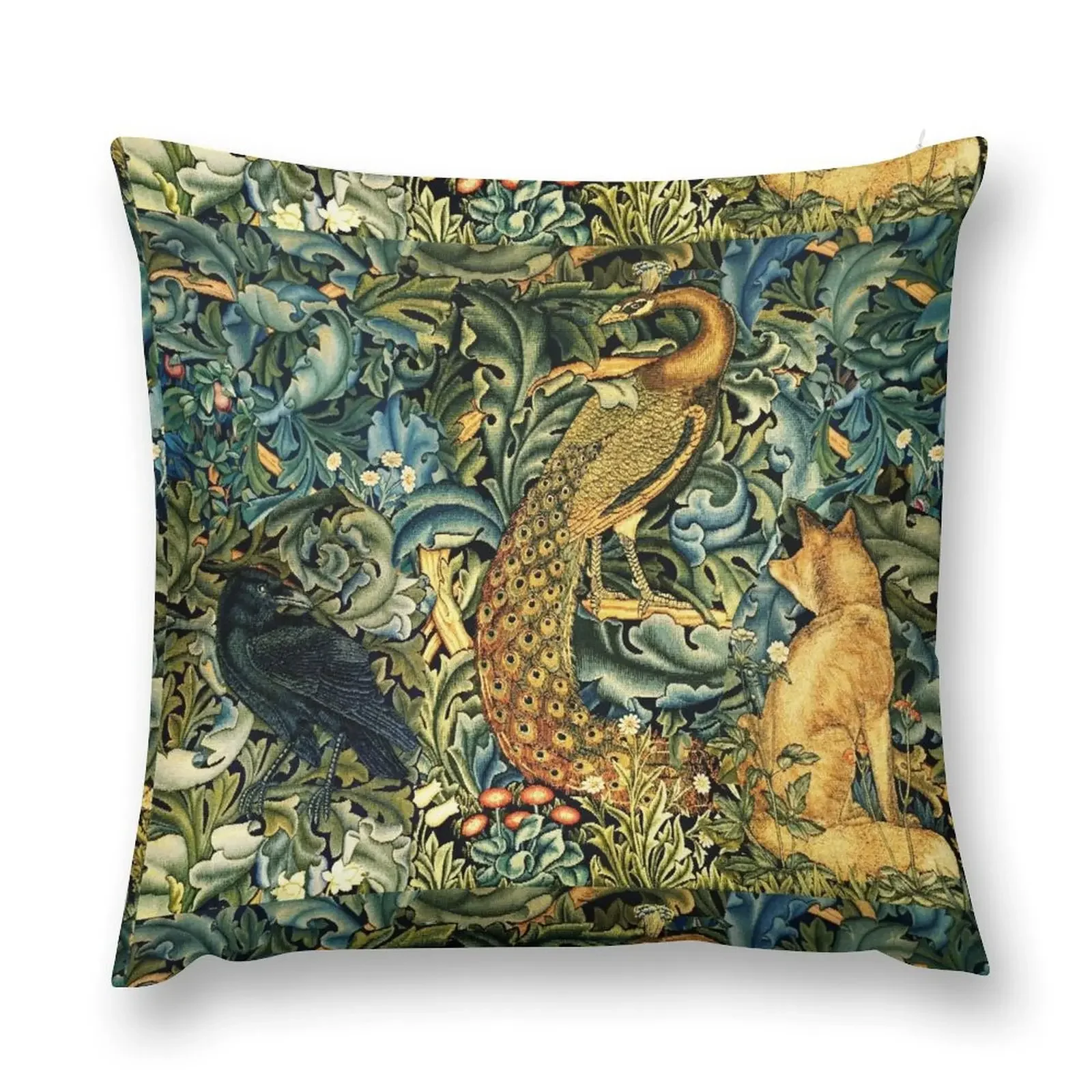 GREENERY, FOREST ANIMALS ,RAVEN ,FOX AND PEACOCK Blue Green Floral Throw Pillow Rectangular Cushion Cover Pillow Cover pillow
GREENERY, FOREST ANIMALS ,RAVEN ,FOX AND PEACOCK Blue Green Floral Throw Pillow Rectangular Cushion Cover Pillow Cover pillow