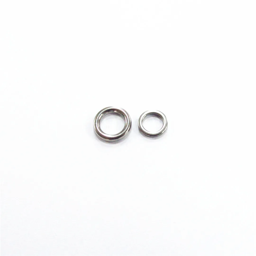 304 stainless multiple size Solid ring 1000pcs/bag corrosion resistant fishing accessories
304 stainless multiple size Solid ring 1000pcs/bag corrosion resistant fishing accessories