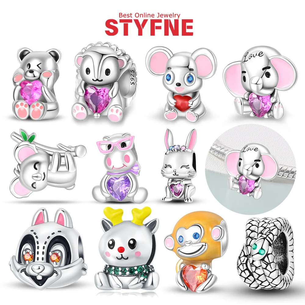 925 Серебро Розовый Серия Животные Бусины Любовь Слон Ежик Бегемот Кролик Коала Подвески для Женщин Браслет DIY Изящные Ювелирные Изделия Подарок
925 Серебро Розовый Серия Животные Бусины Любовь Слон Ежик Бегемот Кролик Коала Подвески для Женщин Браслет DIY Изящные Ювелирные Изделия Подарок