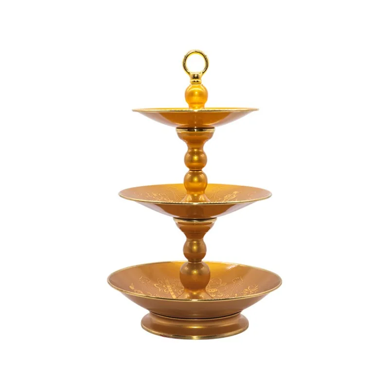 Three-layer offering fruit plate, offering plate in front of the Buddha, fruit plate
Three-layer offering fruit plate, offering plate in front of the Buddha, fruit plate