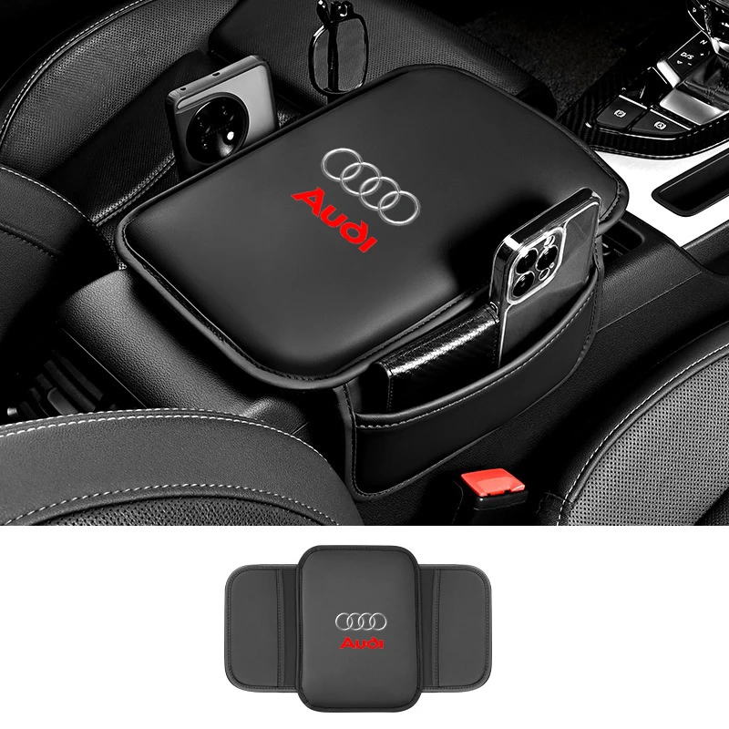 PU Leather Car Center Console Armrest Pad Storage Pocket Auto Armrest Cushion For Audi A1 A3 A4 A5 A6 Q3 Q5 Q7 RS Sline Stickers
PU Leather Car Center Console Armrest Pad Storage Pocket Auto Armrest Cushion For Audi A1 A3 A4 A5 A6 Q3 Q5 Q7 RS Sline Stickers
