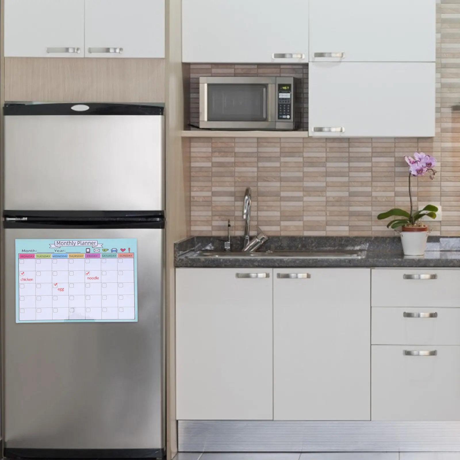 1Pcs Monthly Schedule Magnetic Plan Board Removable Erasable Message Board Home Office Dorm Fridge Sticker Planner Memo Notes
1Pcs Monthly Schedule Magnetic Plan Board Removable Erasable Message Board Home Office Dorm Fridge Sticker Planner Memo Notes