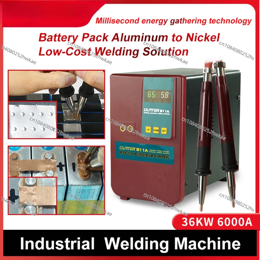 GLITTER 811A Spot Welder Pulse Spot Welding Machine For Lithium Battery Pack Welding Machine With Remote Soldering 75A Pen
GLITTER 811A Spot Welder Pulse Spot Welding Machine For Lithium Battery Pack Welding Machine With Remote Soldering 75A Pen
