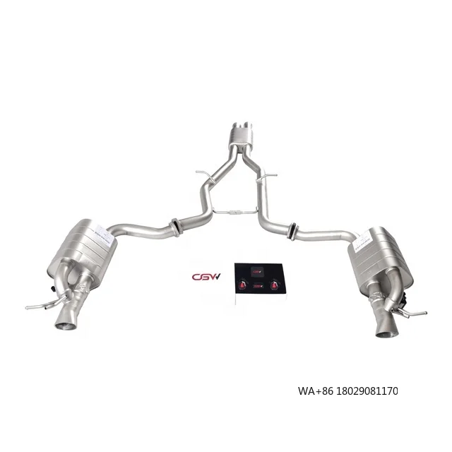 Most Popular Wholesale Pricing Titanium Exhaust Muffler Catback for W218 CLS300 350 320 260 E320 3.5 2.0T 3.0T
Most Popular Wholesale Pricing Titanium Exhaust Muffler Catback for W218 CLS300 350 320 260 E320 3.5 2.0T 3.0T