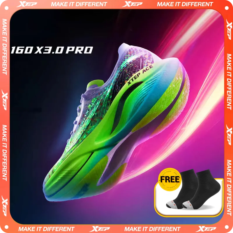Xtep 160X 3.0 Pro мужские кроссовки с карбоновой пластиной профессиональные марафонские PB амортизирующие спортивные кроссовки мужские 978119110115
Xtep 160X 3.0 Pro мужские кроссовки с карбоновой пластиной профессиональные марафонские PB амортизирующие спортивные кроссовки мужские 978119110115