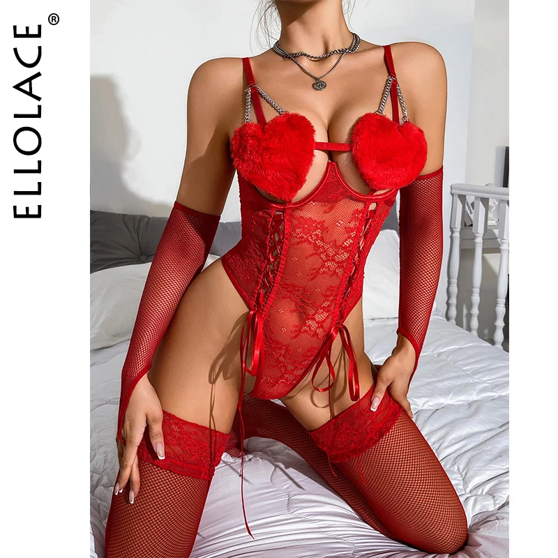 Ellolace Sissy Heart-Shaped Festival Female Bodysuit Strap-On Sexy Women's Bodice with Gloves Ladies Long Stockings Outfits
Ellolace Sissy Heart-Shaped Festival Female Bodysuit Strap-On Sexy Women's Bodice with Gloves Ladies Long Stockings Outfits