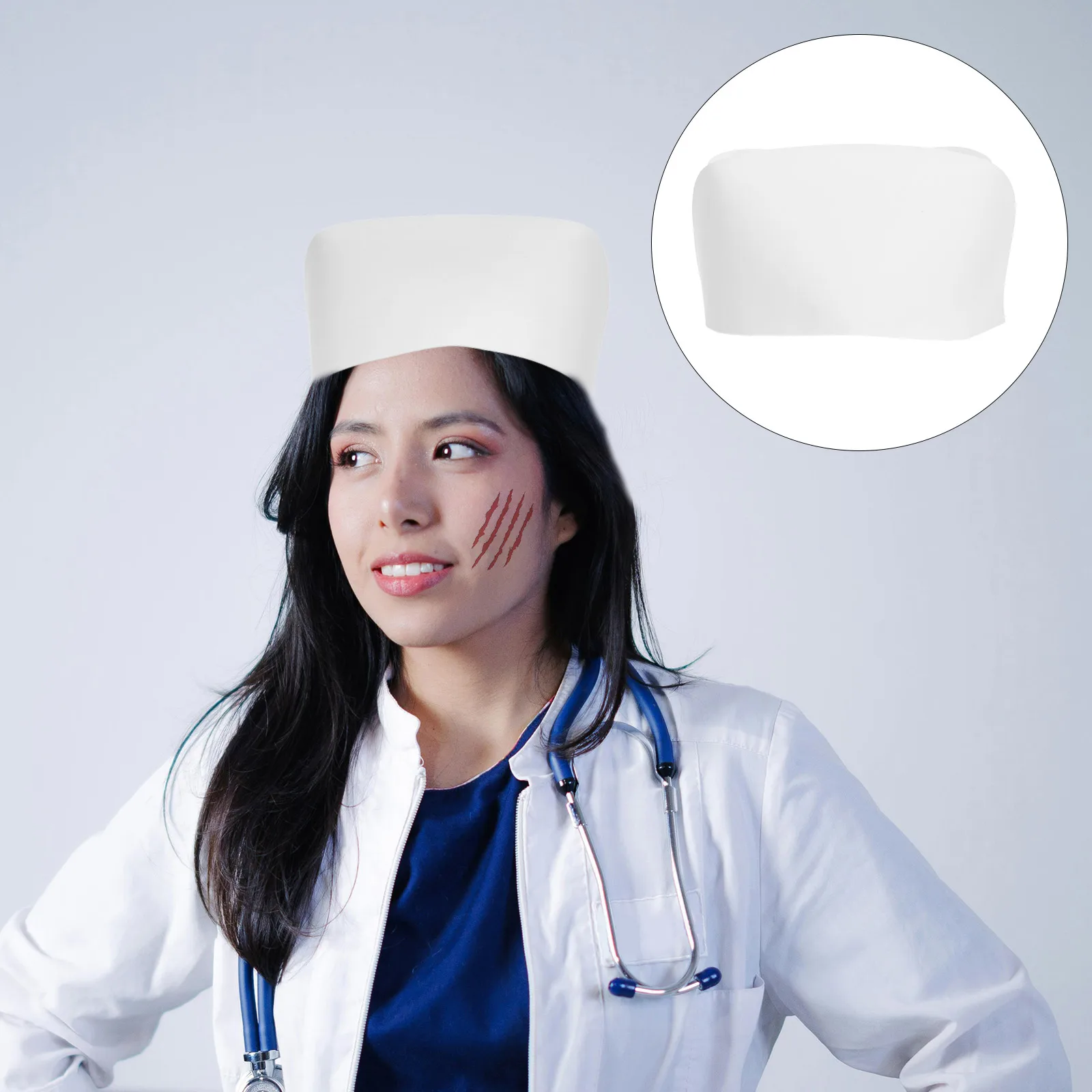 Nurse Caps Women White Headband Costume Medical Nursing Cap Breathable Lightweight Comfortable Wearable for School Graduation
Nurse Caps Women White Headband Costume Medical Nursing Cap Breathable Lightweight Comfortable Wearable for School Graduation