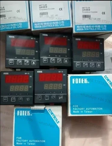 MT72-L MT72-V MT72-R FOTEK PID+Fuzzy Temperature Controller 100% New Original 72*72*80
MT72-L MT72-V MT72-R FOTEK PID+Fuzzy Temperature Controller 100% New Original 72*72*80