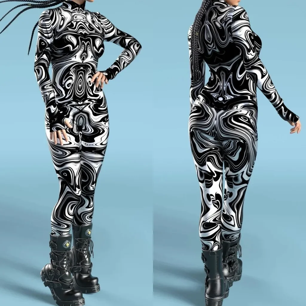 Unisex Cyber Punk 3D Digital Printing Halloween Party Role Play Outfit Women Men Cosplay Costume Carnival Jumpsuit
Unisex Cyber Punk 3D Digital Printing Halloween Party Role Play Outfit Women Men Cosplay Costume Carnival Jumpsuit