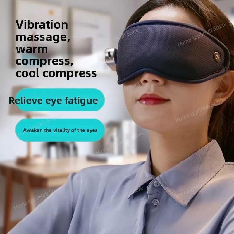 Intelligent vibration Eye massage sleep eye mask relieves eyes fatigue, cold and hot compress electric Eyes protection device
Intelligent vibration Eye massage sleep eye mask relieves eyes fatigue, cold and hot compress electric Eyes protection device