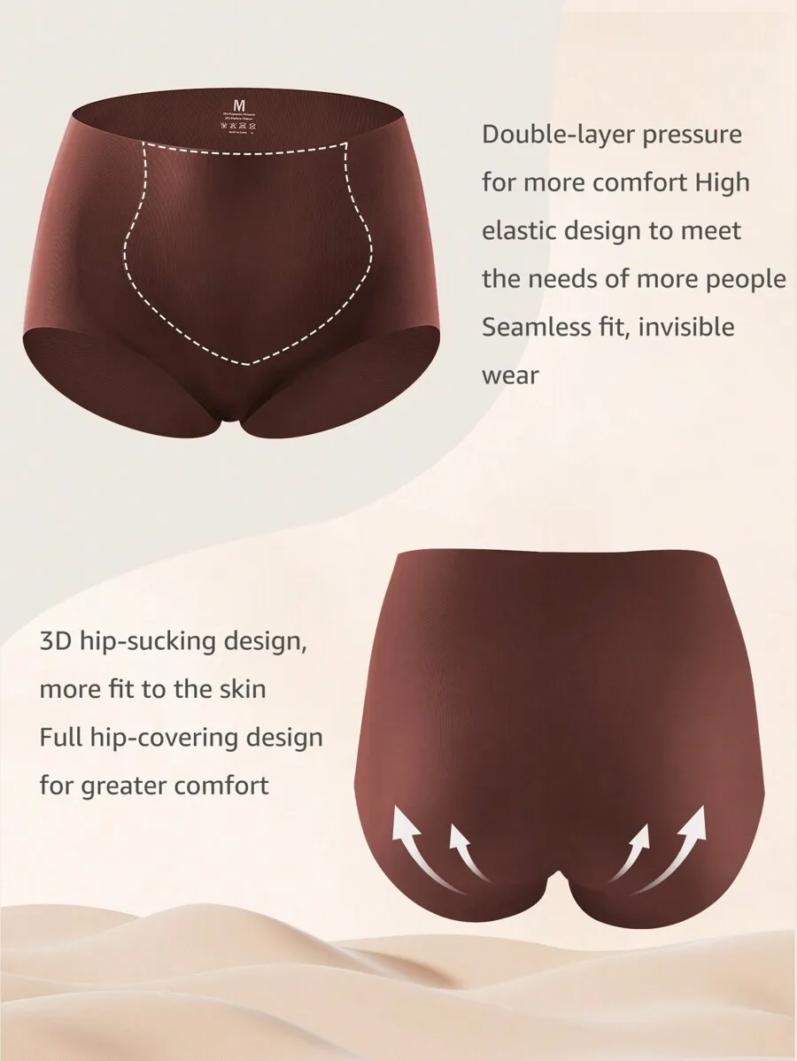 6 Pieces Women High Waist Seamless Briefs With Tummy Control And Hip Sucking Design For All Day Comfort
6 Pieces Women High Waist Seamless Briefs With Tummy Control And Hip Sucking Design For All Day Comfort