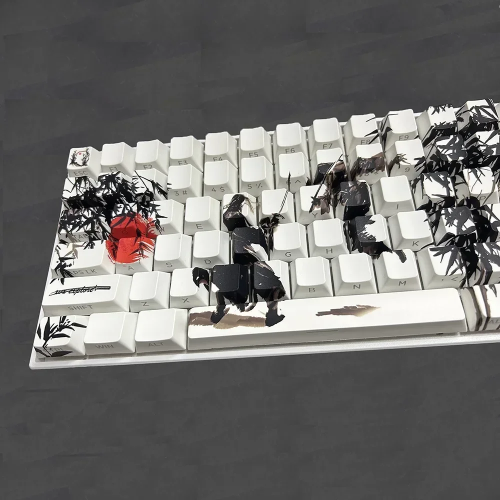 Linzhong duel keycap original height five-sided heat sublimation side engraving light transmission
Linzhong duel keycap original height five-sided heat sublimation side engraving light transmission