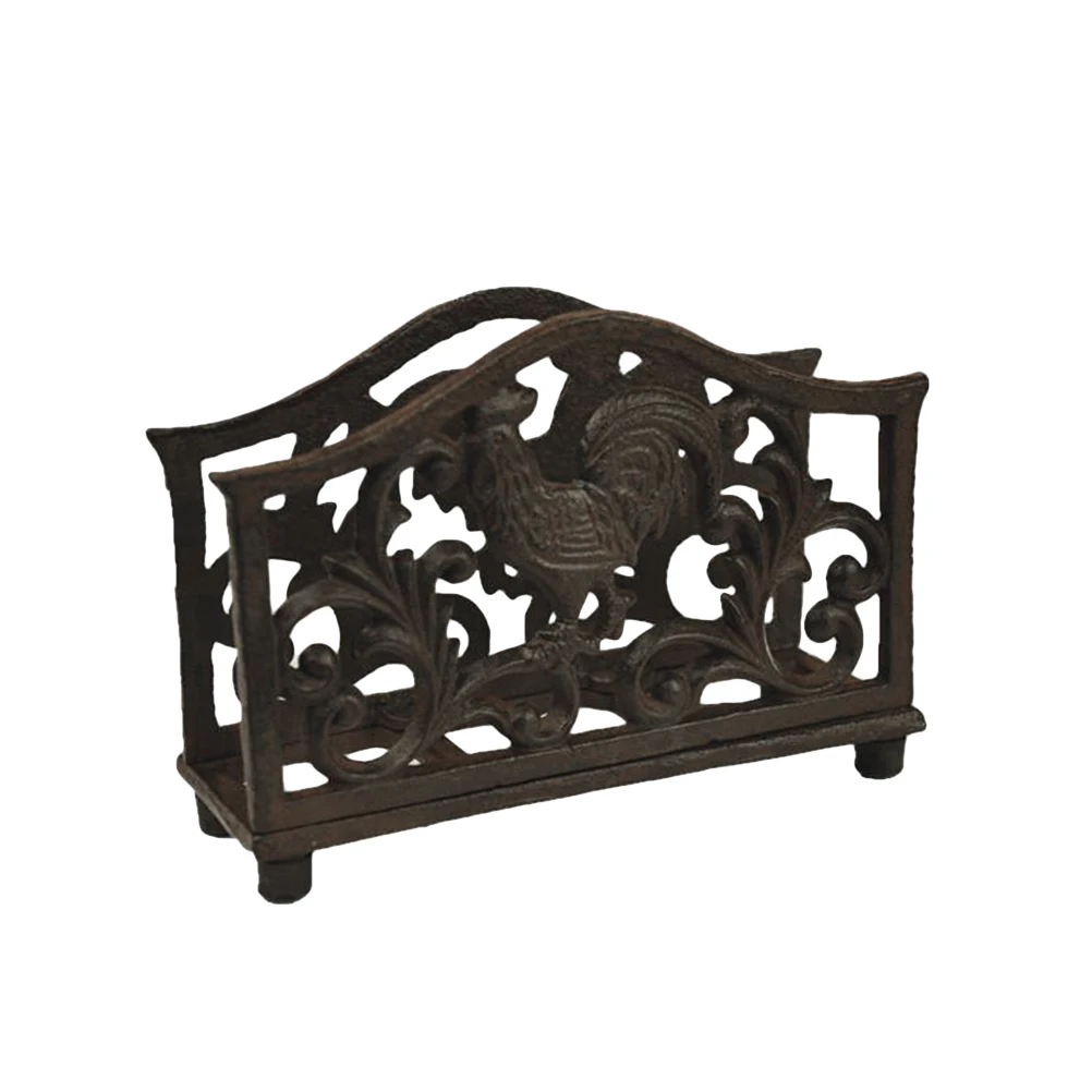 Desktop Tissue Holder Napkin Dispenser Cast Iron Material Eco Friendly Simple Design Hollow Style Creative Pattern
Desktop Tissue Holder Napkin Dispenser Cast Iron Material Eco Friendly Simple Design Hollow Style Creative Pattern