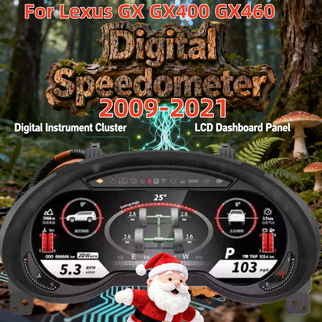 Digital Instrument Cluster Virtual Cockpit For Lexus GX GX400 GX460 2009-2021 Speedometer Dashboard LCD speed meter 12.3 Inch
Digital Instrument Cluster Virtual Cockpit For Lexus GX GX400 GX460 2009-2021 Speedometer Dashboard LCD speed meter 12.3 Inch