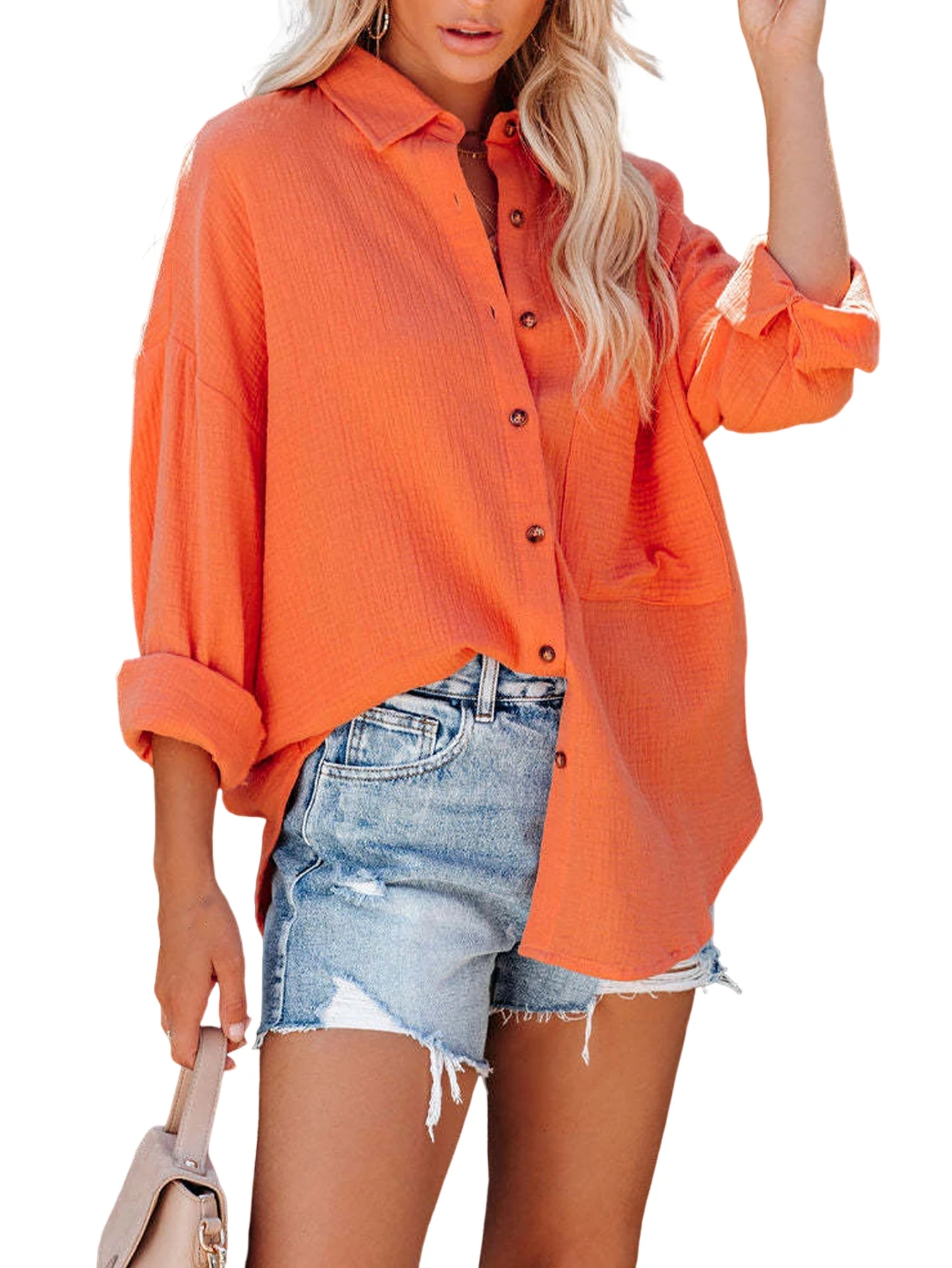 Women Shirts Blouse Summer Long Sleeve Women Blouse Top Casual Shirts Work Office Top Female Clothing
Women Shirts Blouse Summer Long Sleeve Women Blouse Top Casual Shirts Work Office Top Female Clothing