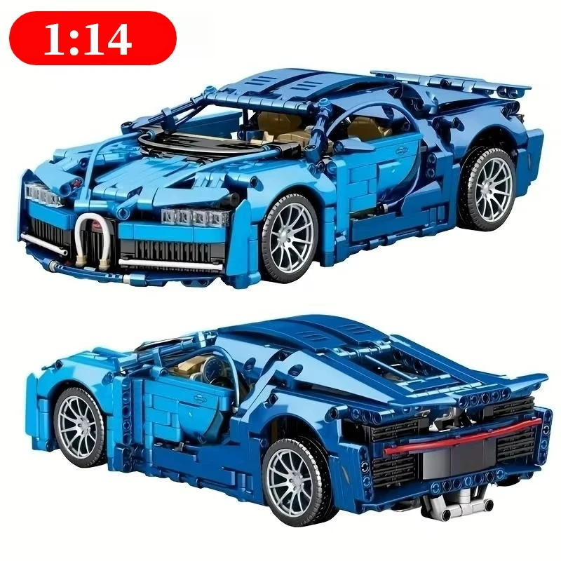 Bluce Sports Car MOC Building Blocks Kit, 1:14 Scale Sports Car Model Bricks Toys for Boys Children Gifts
Bluce Sports Car MOC Building Blocks Kit, 1:14 Scale Sports Car Model Bricks Toys for Boys Children Gifts