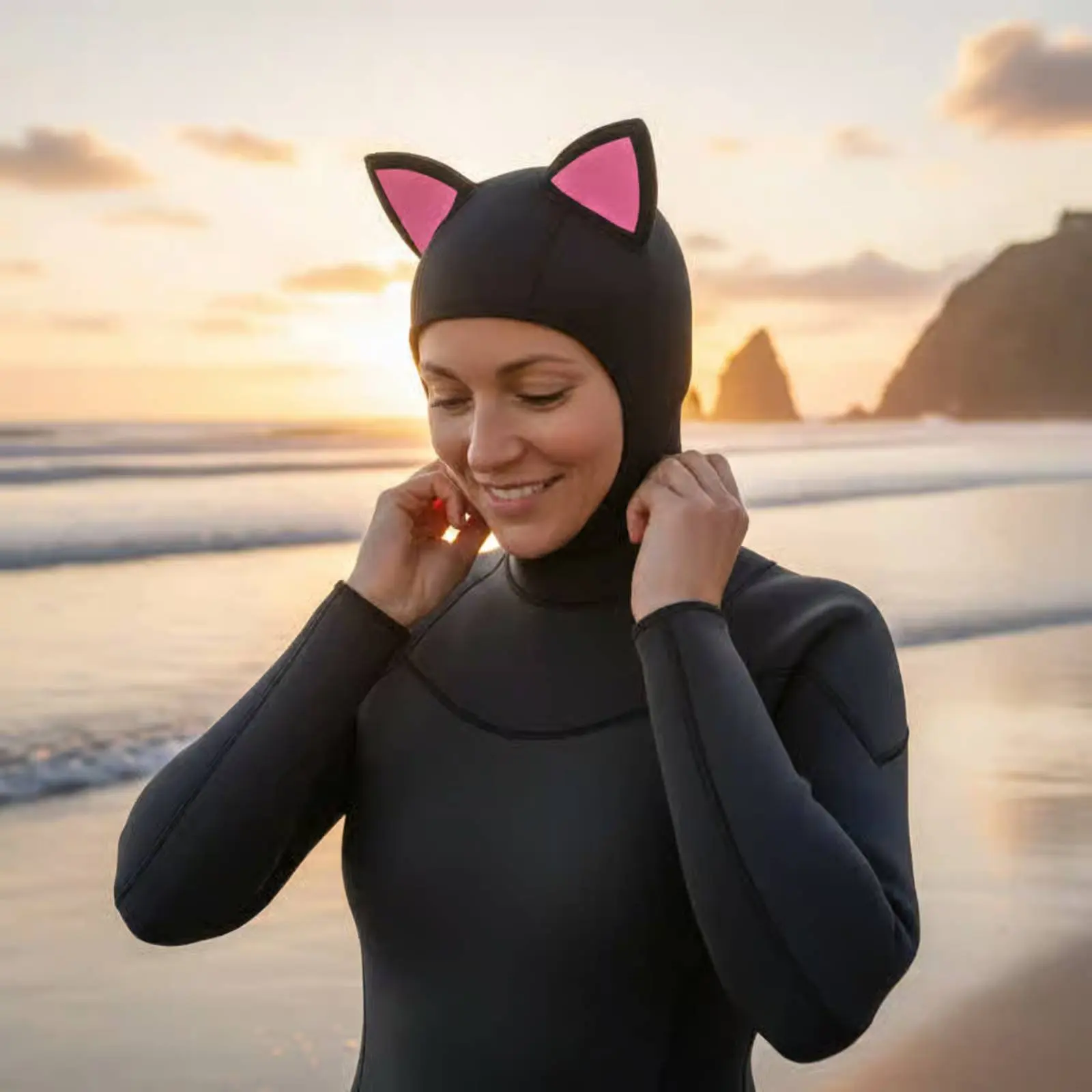 Neoprene Diving Hood 3-5 Mm Thick Neoprene Underwater Diving Hood Warm Sun Protection for Snorkeling, Surfing
Neoprene Diving Hood 3-5 Mm Thick Neoprene Underwater Diving Hood Warm Sun Protection for Snorkeling, Surfing