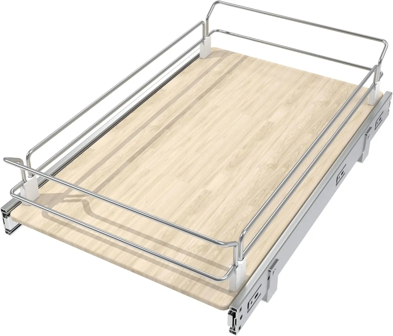 Pull Out Cabinet Organizer 15" W x 22" D, Slide Out Drawers for Kitchen Storage, Heavy Duty Caddy, Chrome Shelves
Pull Out Cabinet Organizer 15" W x 22" D, Slide Out Drawers for Kitchen Storage, Heavy Duty Caddy, Chrome Shelves