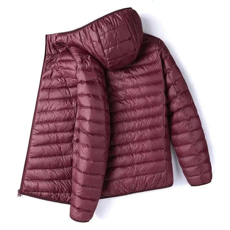 Down Jacket Men's 2025 New Duck Down Super Light Down Jacket Men's Lightweight Thermal Coat Hooded Feather Coat
Down Jacket Men's 2025 New Duck Down Super Light Down Jacket Men's Lightweight Thermal Coat Hooded Feather Coat
