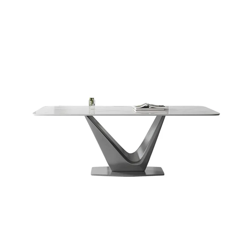 Light Luxury Rock Modern Black Dining Table Household Rectangular Marble Dining Table for 140/160/180CM
Light Luxury Rock Modern Black Dining Table Household Rectangular Marble Dining Table for 140/160/180CM