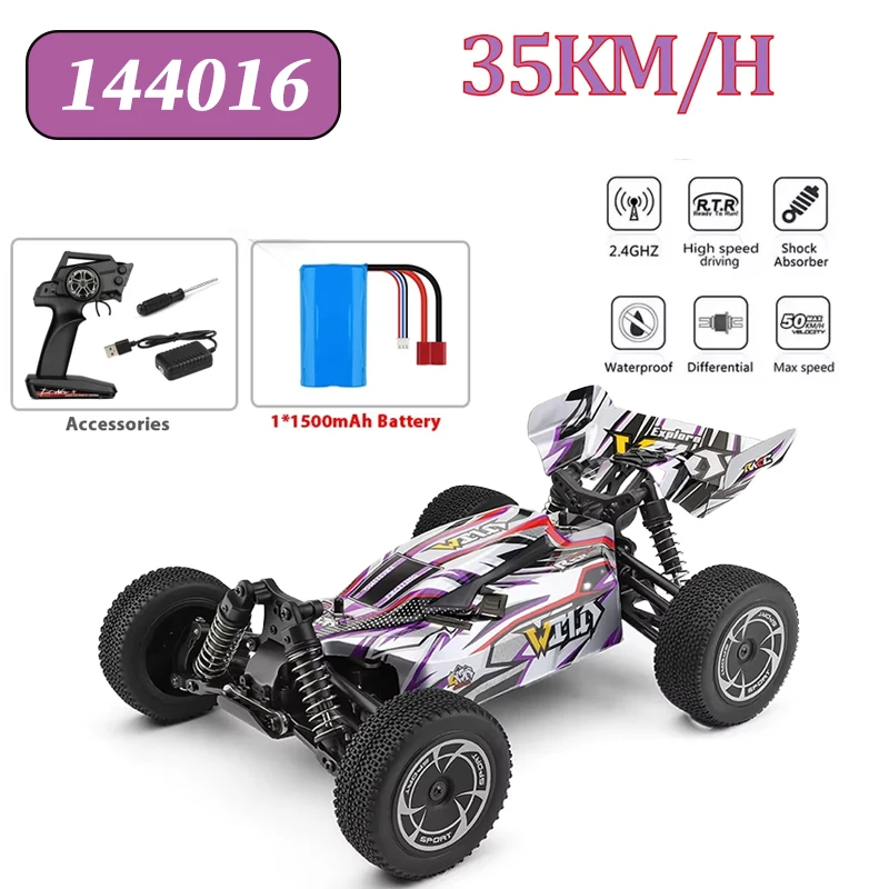 Радиоуправляемая машинка WLtoys 144010 V8 1:14, высокоскоростная, 75 км/ч, бесщеточная, 4WD, внедорожная, 2.4G, на пульте управления, гоночная, аналог 124007
Радиоуправляемая машинка WLtoys 144010 V8 1:14, высокоскоростная, 75 км/ч, бесщеточная, 4WD, внедорожная, 2.4G, на пульте управления, гоночная, аналог 124007