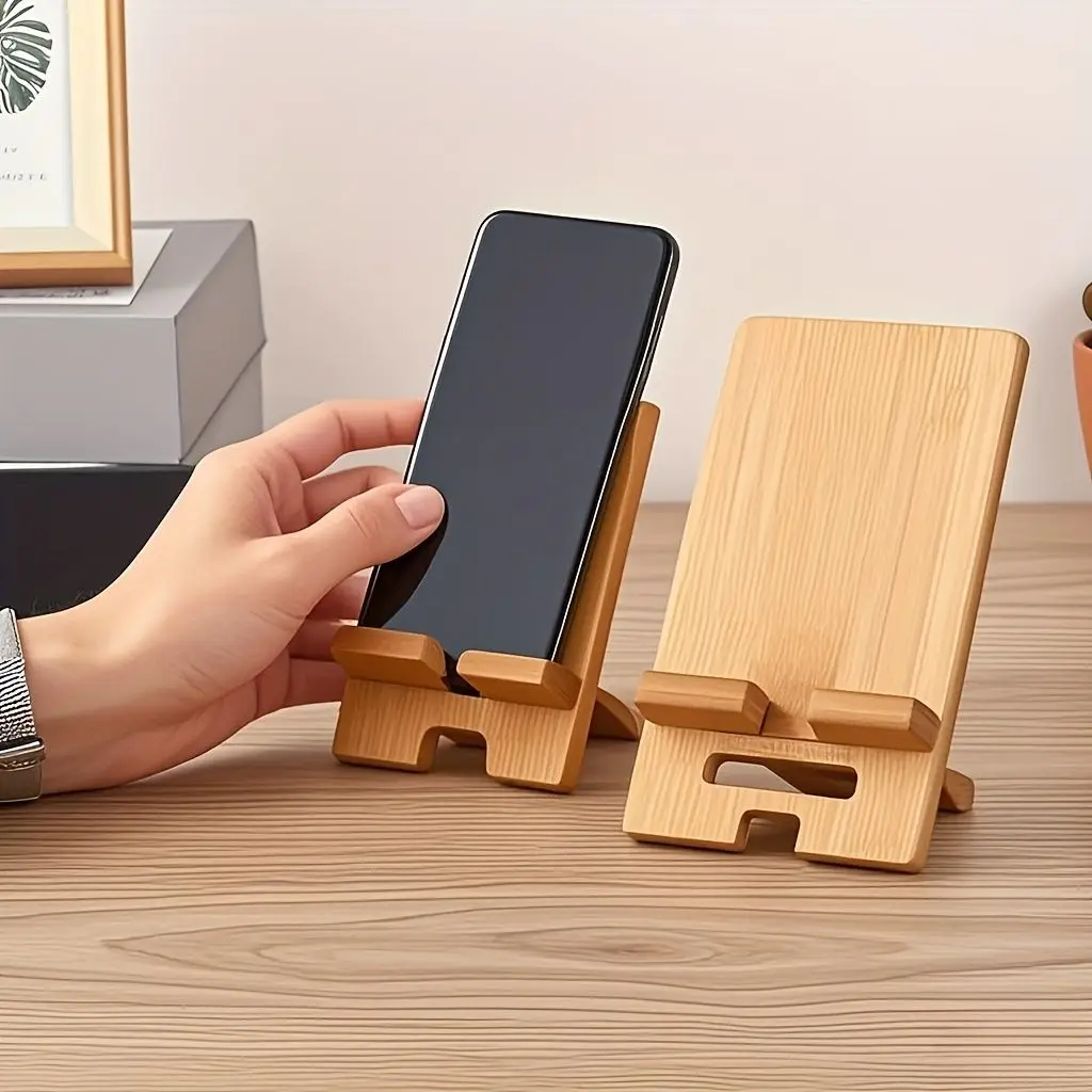 Solid Wood Phone Stand with Base Minimalist Desktop Wooden Bracket Universal Tablet Phone Holder
Solid Wood Phone Stand with Base Minimalist Desktop Wooden Bracket Universal Tablet Phone Holder