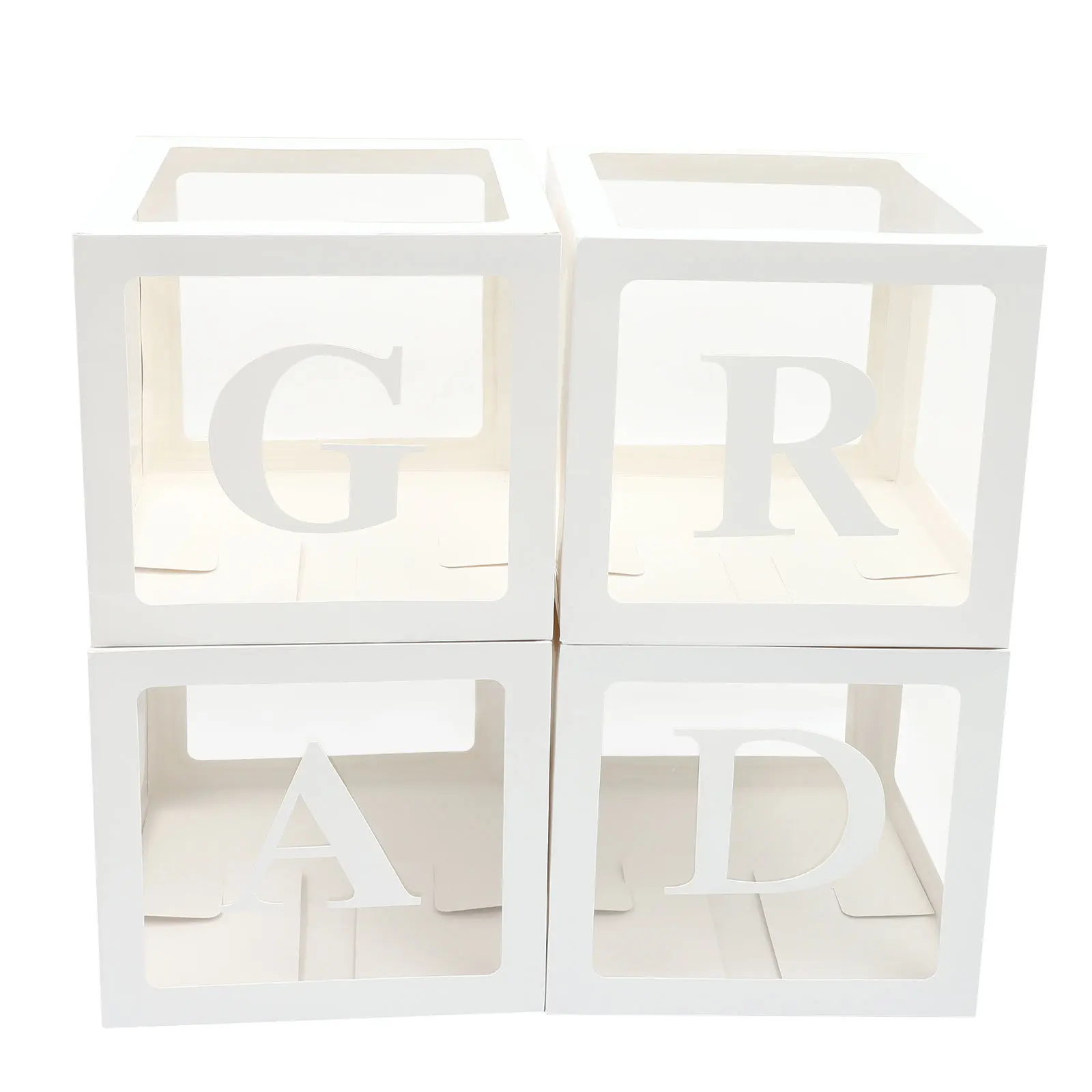 4Pcs Graduation Balloons Boxes High Quality Paper Material Durable Safe Long Lasting Party Decorations Balloon Case Photography
4Pcs Graduation Balloons Boxes High Quality Paper Material Durable Safe Long Lasting Party Decorations Balloon Case Photography