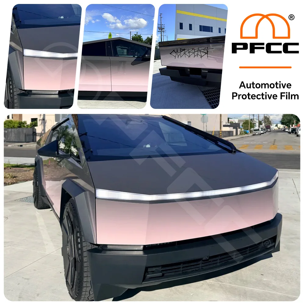 TPU For Cybertruck 2024 2025 DIY PPF Paint Protection Film Color Change Gloss Dragon Blood Red Anti-Scratch Wrap Film
TPU For Cybertruck 2024 2025 DIY PPF Paint Protection Film Color Change Gloss Dragon Blood Red Anti-Scratch Wrap Film