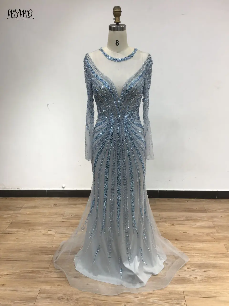 MYMB Stylish Blue Scoop Neck Mermaid Beaded Muslim Formal Dresses for Wome Party 2024 Dubai Luxury Long Sleeves Evening Gowns
MYMB Stylish Blue Scoop Neck Mermaid Beaded Muslim Formal Dresses for Wome Party 2024 Dubai Luxury Long Sleeves Evening Gowns