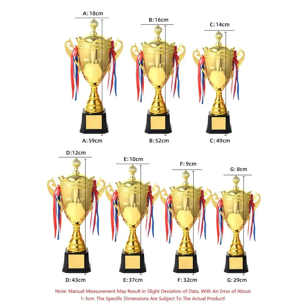 Multi-size Gold Trophy Large Size Gold Color Champion Trophy With Lid Plastic Sculpture Award Model Trophy Prize Giving
Multi-size Gold Trophy Large Size Gold Color Champion Trophy With Lid Plastic Sculpture Award Model Trophy Prize Giving