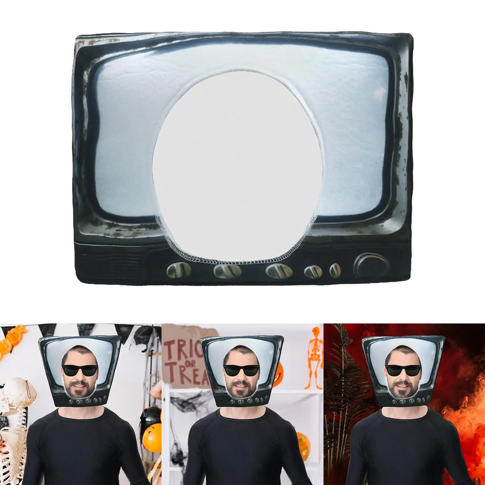 Кепка с головным убором для телевизора на Хэллоуин, милая, забавная для косплея, вечеринки, ролевых игр на Хэллоуин 
Кепка с головным убором для телевизора на Хэллоуин, милая, забавная для косплея, вечеринки, ролевых игр на Хэллоуин