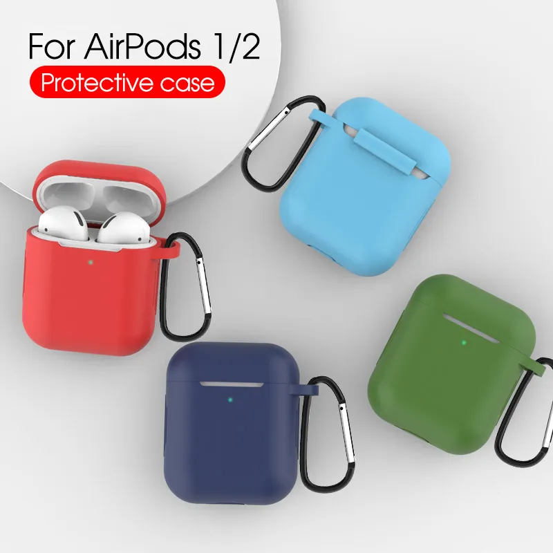Silicone Cases With Hook Cover For Apple Airpods 1/2 Protective Shockproof Wireless Earphone Cover For airpods 2 1 case Box Bags
Silicone Cases With Hook Cover For Apple Airpods 1/2 Protective Shockproof Wireless Earphone Cover For airpods 2 1 case Box Bags