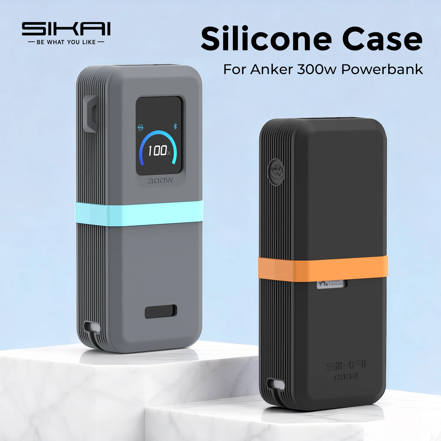 SIKAI powerbank Case for Anker 300W 26250mAh PowerBank Travel-Friendly with Cable Organizer Ring Lanyard Hole
SIKAI powerbank Case for Anker 300W 26250mAh PowerBank Travel-Friendly with Cable Organizer Ring Lanyard Hole