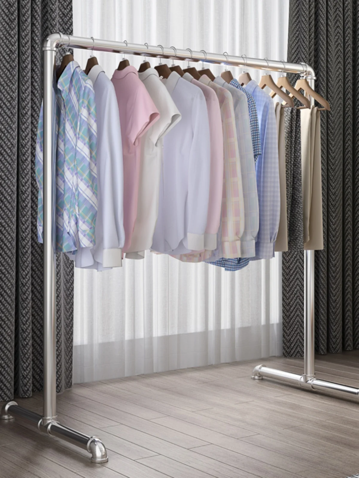 Thiened уличная напольная железная одежда Drng Ra, простое однополосное одеяло Drng Pole для балкона и спальни
Thiened уличная напольная железная одежда Drng Ra, простое однополосное одеяло Drng Pole для балкона и спальни