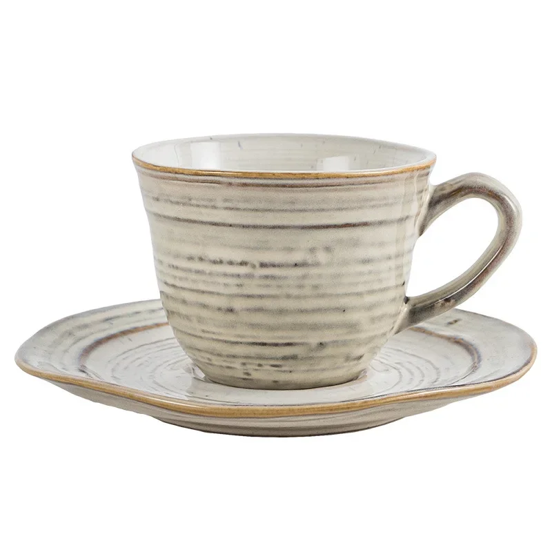 High Value Ceramic Personalized Home Daily Drinking French Retro Coffee Cup Afternoon Tea Cup Saucer Set
High Value Ceramic Personalized Home Daily Drinking French Retro Coffee Cup Afternoon Tea Cup Saucer Set