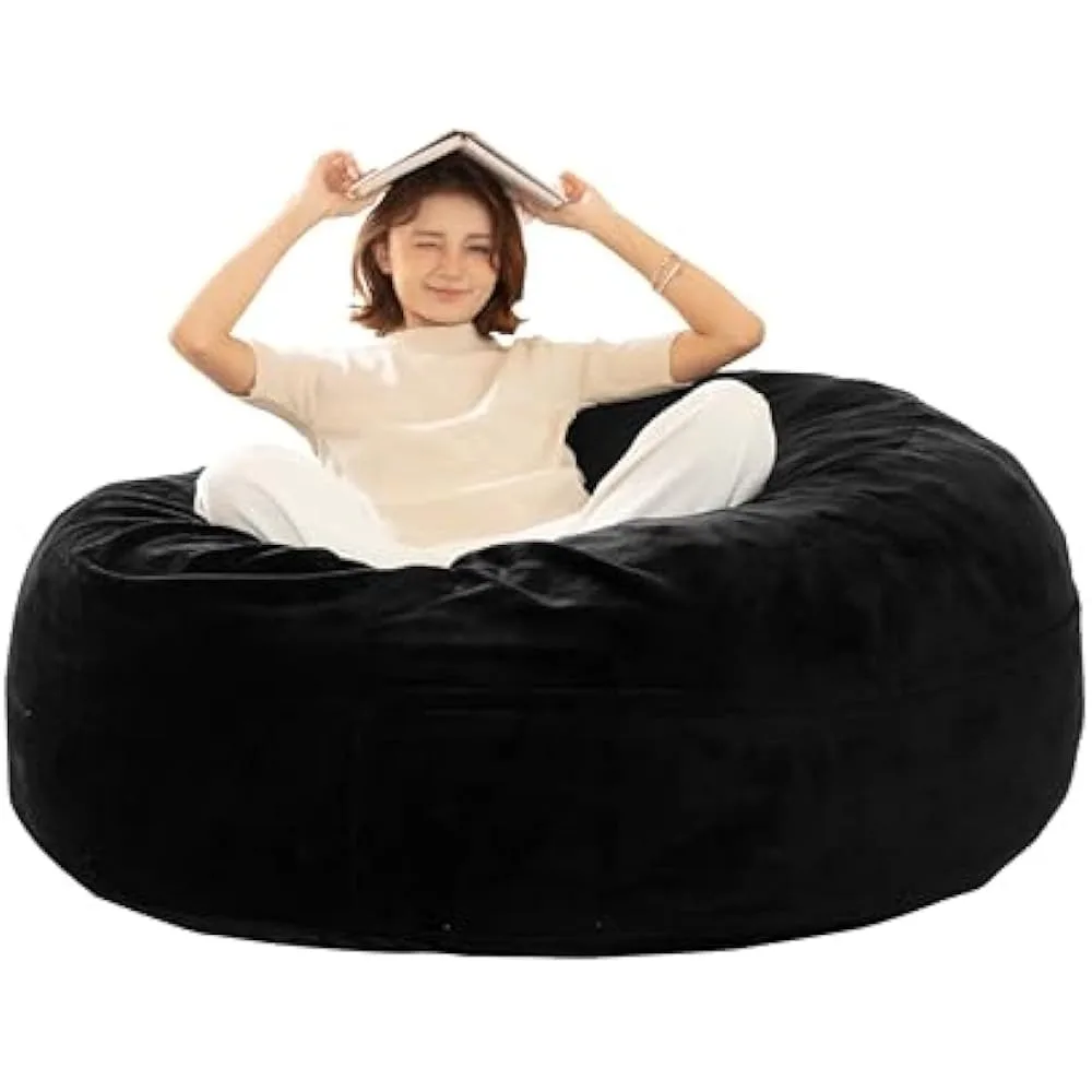 Bean Bag Sofa, 5FT for Adults Oversize Floor Beans Bags ,Memory Foam Giant Beans Bags, Lounger Versatile Design, Beans Bag Sofas
Bean Bag Sofa, 5FT for Adults Oversize Floor Beans Bags ,Memory Foam Giant Beans Bags, Lounger Versatile Design, Beans Bag Sofas