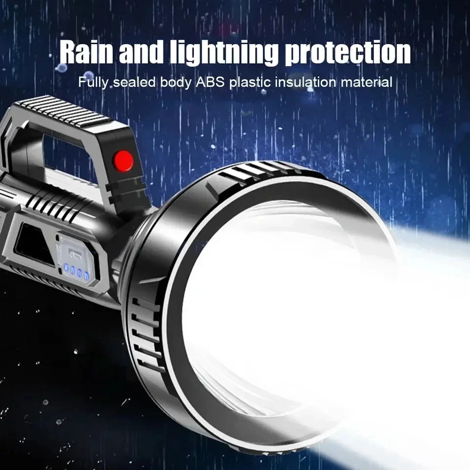 New High Power LED Flashlight Waterproof Fishing Lantern Torch USB Rechargeable Powerful Spotlight Searchlight Camping Lamp
New High Power LED Flashlight Waterproof Fishing Lantern Torch USB Rechargeable Powerful Spotlight Searchlight Camping Lamp