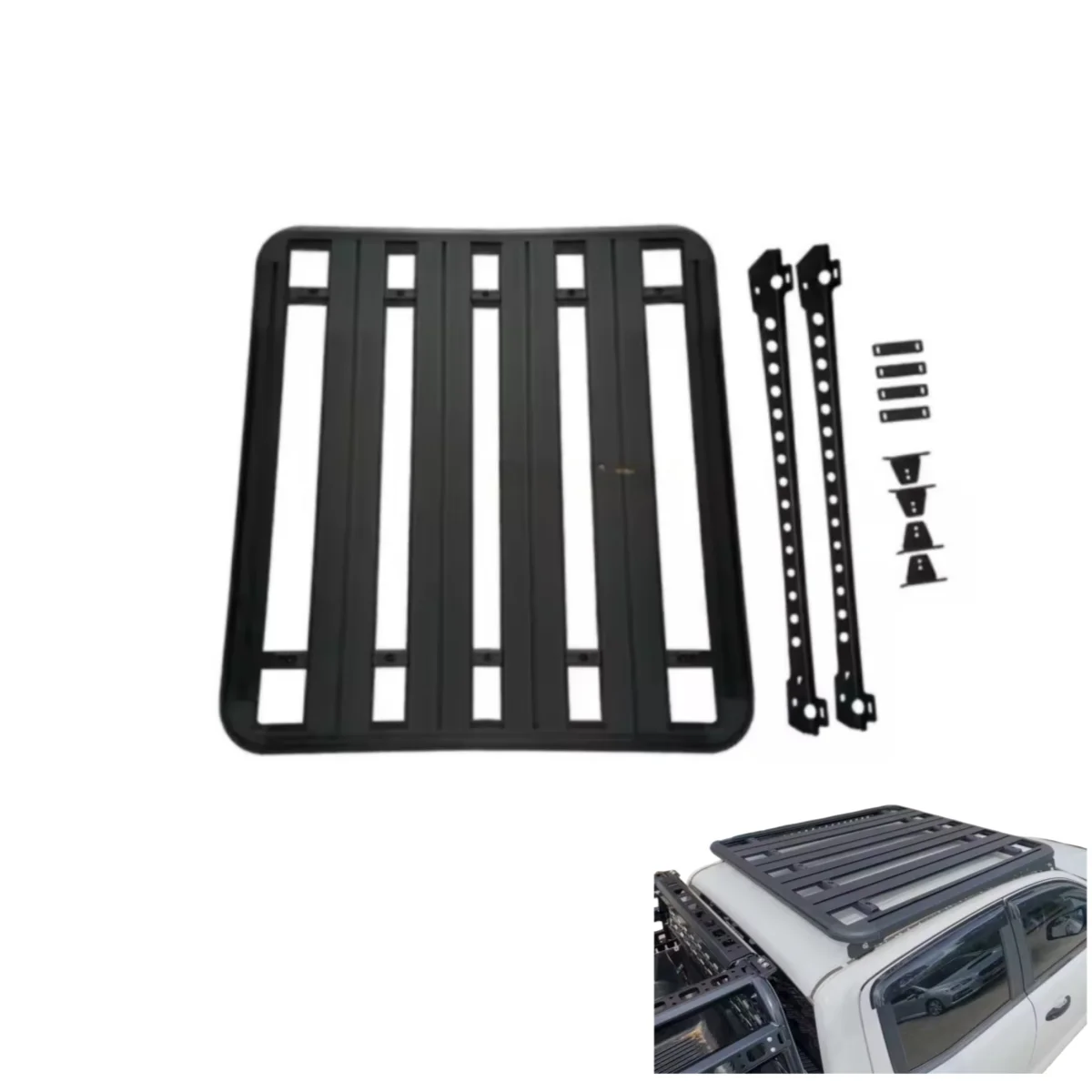 High-quality New Aluminum Alloy Roof Luggage Basket with 100kg+ Load Capacity for Navara NP300 D22 D23 D40
High-quality New Aluminum Alloy Roof Luggage Basket with 100kg+ Load Capacity for Navara NP300 D22 D23 D40
