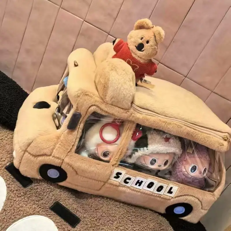 Large Capacity Plush School Bus Shaped Shoulder Crossbody Bag Toy Tote Bag For Kids Stuffed Animal Bag Soft Bear Bag
Large Capacity Plush School Bus Shaped Shoulder Crossbody Bag Toy Tote Bag For Kids Stuffed Animal Bag Soft Bear Bag
