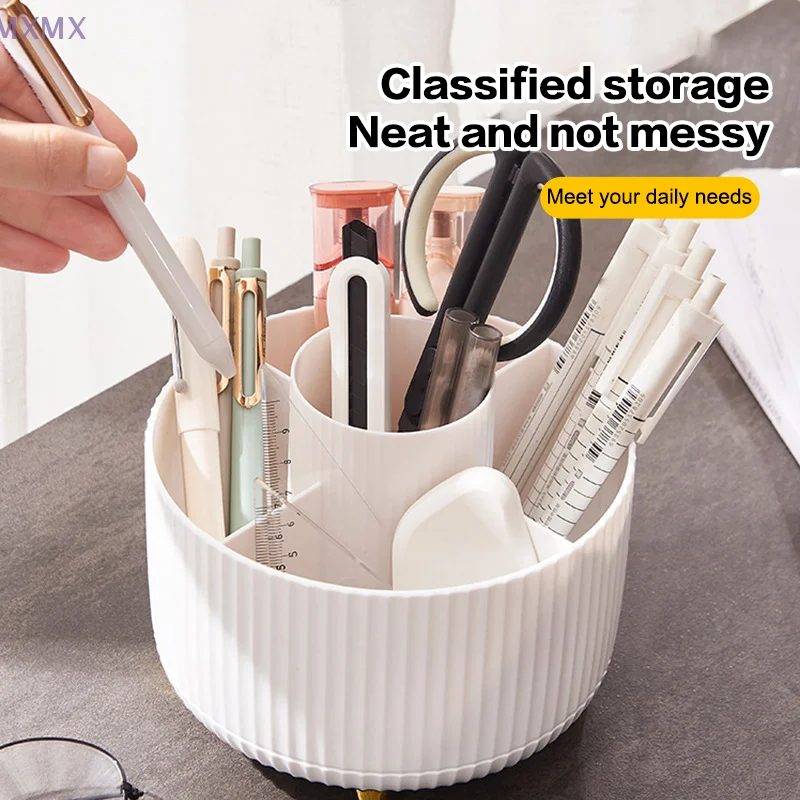 360° Rotating 5 Slot Makeup Brushes Holder Organizer Multi-Functional Desk Storage Cosmetics Storage For Vanity Desktop Bathroom
360° Rotating 5 Slot Makeup Brushes Holder Organizer Multi-Functional Desk Storage Cosmetics Storage For Vanity Desktop Bathroom