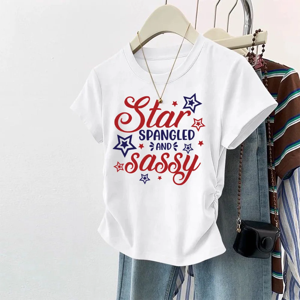 2025 New Summer Women T Shirt Print Short Sleeve T-Shirts Warm Casual Streetwear Hip Hop Y2k Clothes Crew Neck Tops
2025 New Summer Women T Shirt Print Short Sleeve T-Shirts Warm Casual Streetwear Hip Hop Y2k Clothes Crew Neck Tops