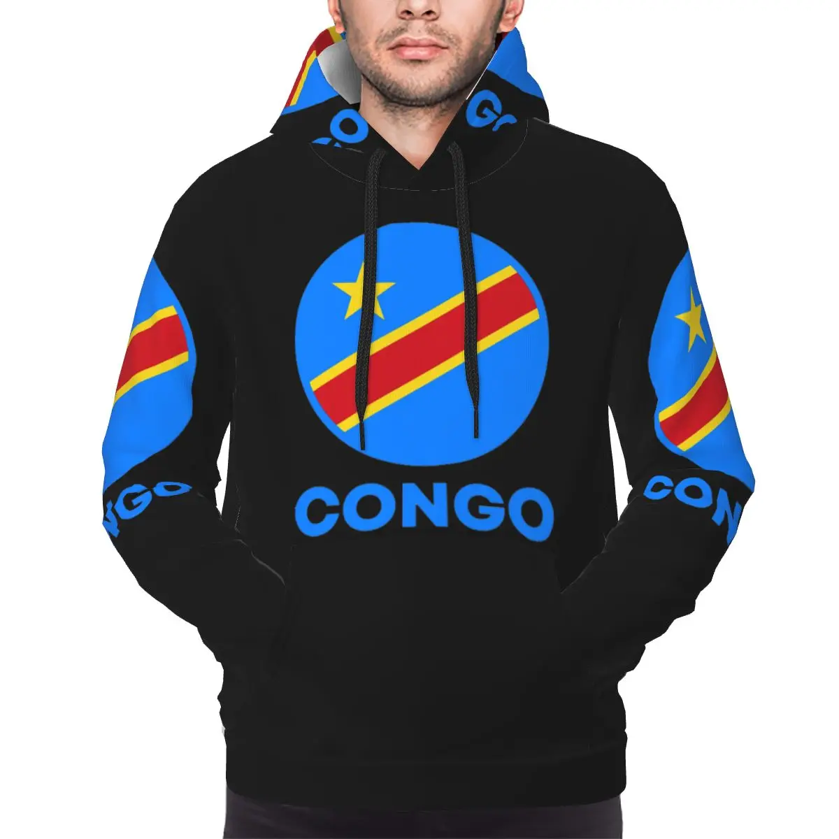 Flag Of Congo Kinshasa Flag Of Zaire Hoodies Hip Hop Pullover Autumn Winter Men's Women's Sweatshirts Long Sleeve Tops
Flag Of Congo Kinshasa Flag Of Zaire Hoodies Hip Hop Pullover Autumn Winter Men's Women's Sweatshirts Long Sleeve Tops