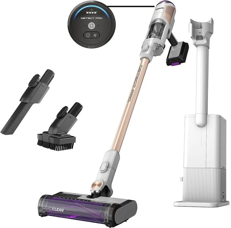 Shark IW3511 Detect Pro Auto-Empty System, Cordless Vacuum with HEPA filter, QuadClean Multi-Surface Brushroll, Up to 60-Minute
Shark IW3511 Detect Pro Auto-Empty System, Cordless Vacuum with HEPA filter, QuadClean Multi-Surface Brushroll, Up to 60-Minute